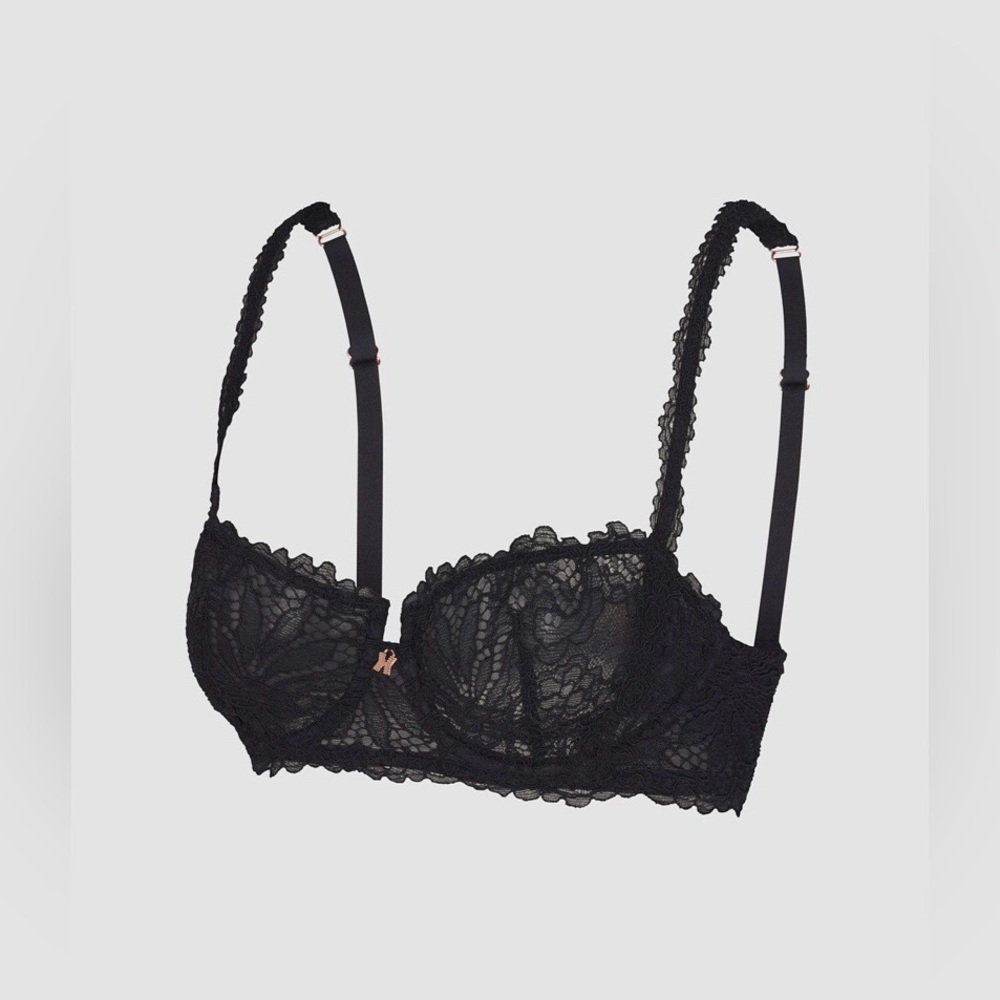 Savage X Fenty Black Lace Underwire Bra